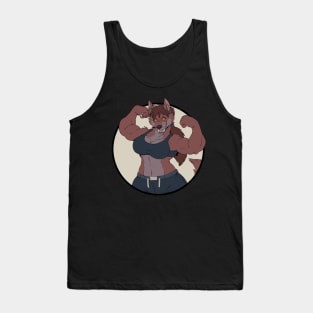 Gym Werewolf Fem (no txt) Tank Top